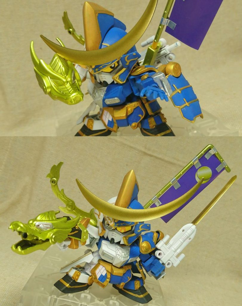 右肩鎧を前腕に装備した「独眼竜ハング」