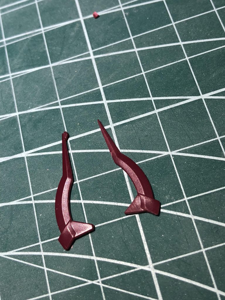 頭部、ノーネイムライフル先端のシャープ化