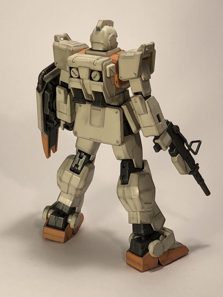 HG陸戦型ジム–4枚目/制作者：デコポン