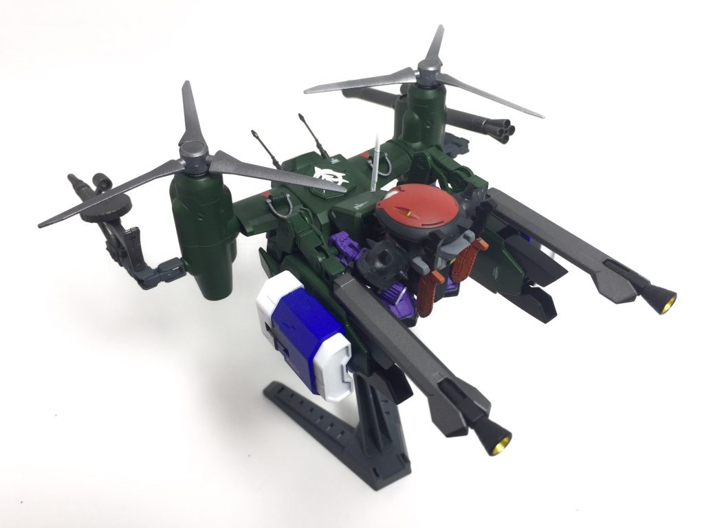 ◆ティルトローター改◆
グリモアレッドベレーの支援機であったティルトローターも改良。
グリモアレッドベレーとの合体はオミットされたが、その分単体攻撃力と機動性、汎用性をアップさせている。
グリモアレッドナイトのフォトンバッテリーブースターの交換やミッションによって手持ち武器を運ぶことができる。
グリモアレッドベレーのバックパックに搭載されていたミニモアはティルトローター改に搭載される形に変更。
ミニモアもそれぞれ「ミニモアリート改」「ミニモアサラスⅢ」にパワーアップしてより援護に幅が広がった。