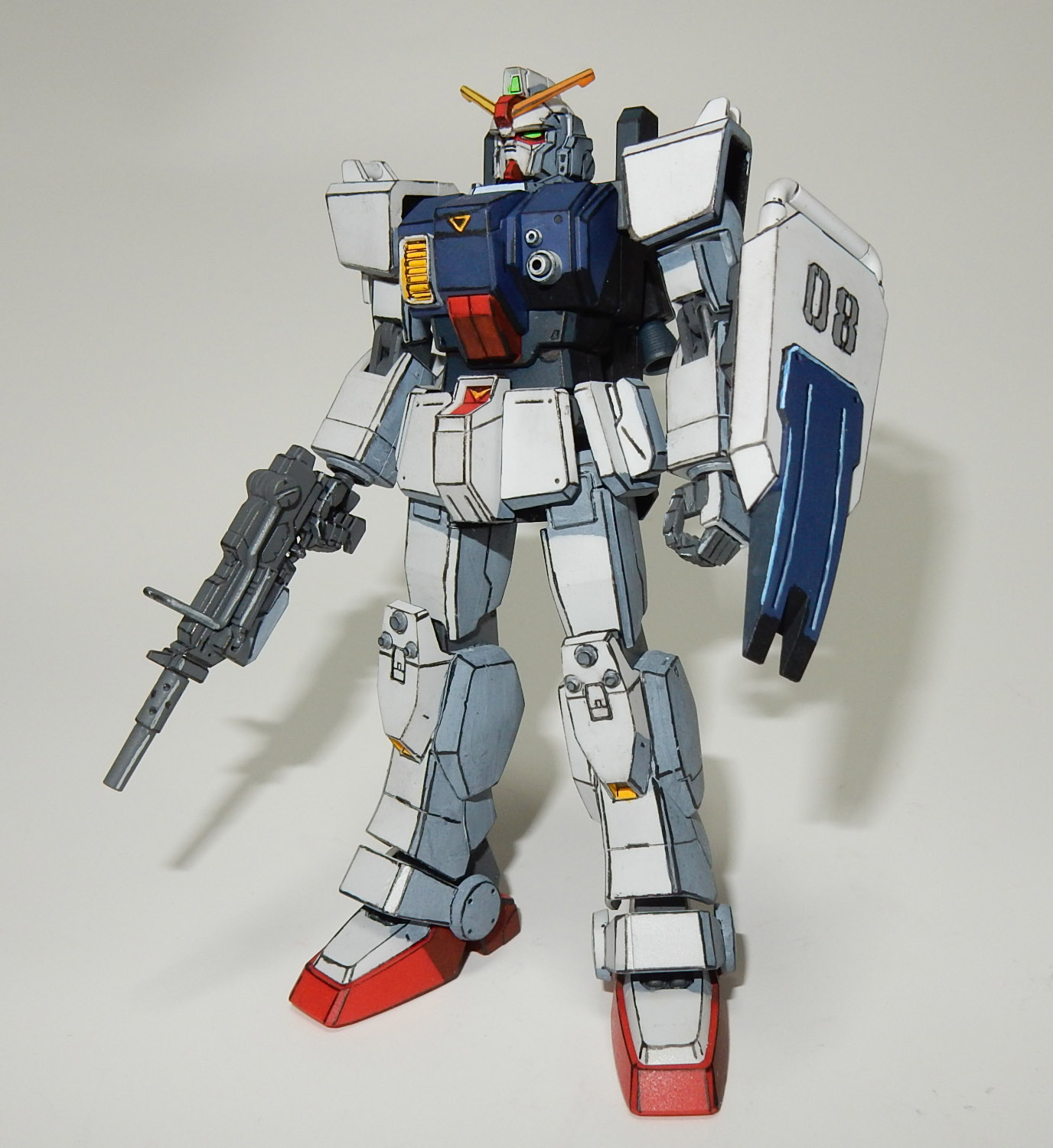 通販安いイラスト風模型☆アニメ塗り☆ガンプラ☆完成品☆塗装済☆HG☆ユニコーン☆GUNDAM☆GUNPLA☆リペイント☆二次元☆2Dgunpla☆☆ 機動戦士ガンダム