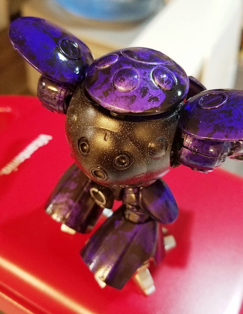 パープルのラップ塗装