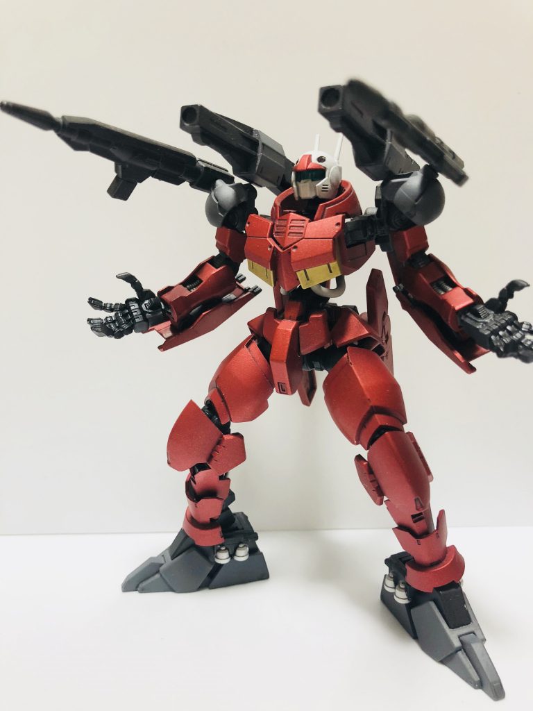 オプションパーツ装備でフルバースト状態。