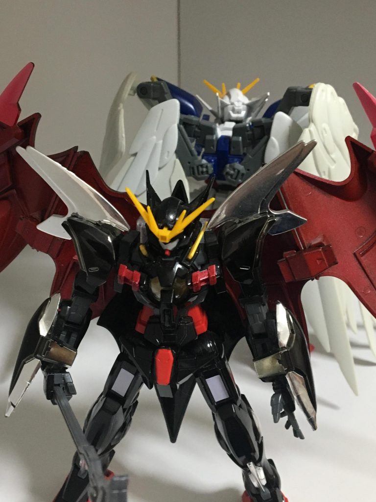 相容れない2機…