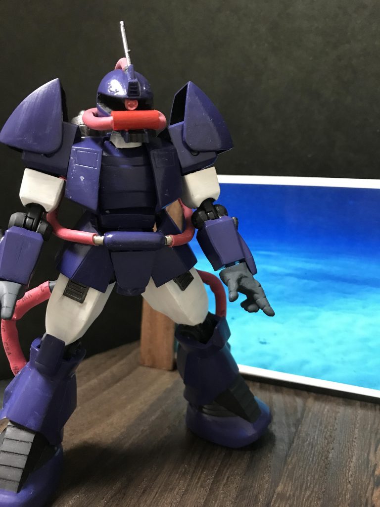 水中型ザク(マリンハイザック)–2枚目/制作者：@InRisingSun ブルーノ