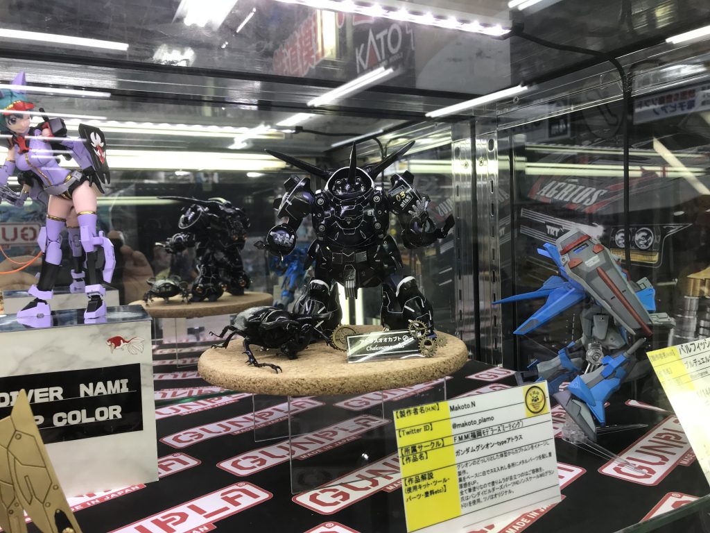 ヨドバシ博多さんのガンプラコーナーに今年の４月から展示してましたが半年のお勤めを終えて無事帰宅しました。
もう人前に出る事もないでしょうからGUNSTAさんで最後の花道………。

最後まで見て頂いた皆様及びヨドバシ博多さんで見てくれた皆様ありがとうございましたm(_ _)m