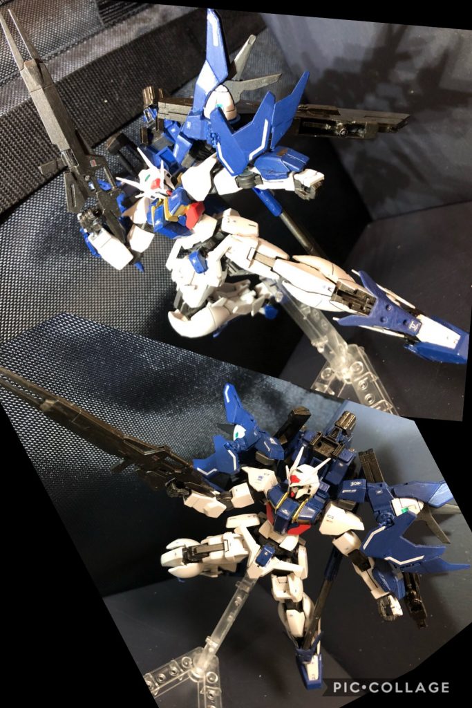 リク「何故、ダブルオースカイを作ったんですか?」
oyz「私はリク君のファンでね、
実は私はGBNの運営側の人間で、先日の一件で残ったバグの修正をしていたのさ。まあ、その作業も一段落してね...。そこで新しいミッションを追加したんだ。そこでGBNの世界を救ってきたリク君に、是非このダブルオースカイを使ってミッションにチャレンジして欲しいんだ。」
リク「新しいミッション...。」
oyz「私が運営側だから顔を隠しているのさ。」
コーイチ「その格好は趣味じゃないんだ?コスプレかと思ってましたよ。」
oyz「いや?趣味さ。だいたい、顔を隠すならサングラスでいいだろう?」
コーイチ「....。」