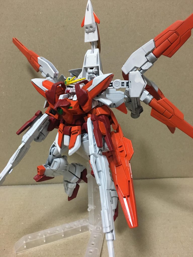 空へ飛ぶ時の姿