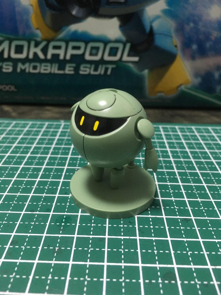 プチカプルはブラックでスミ入れしました。部分塗装はしてません。