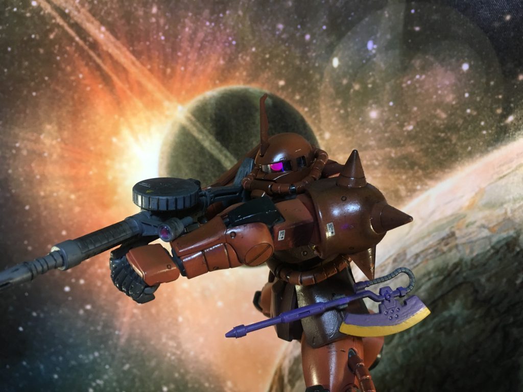 MG シャア専用ザク–3枚目/制作者：@NOA20182