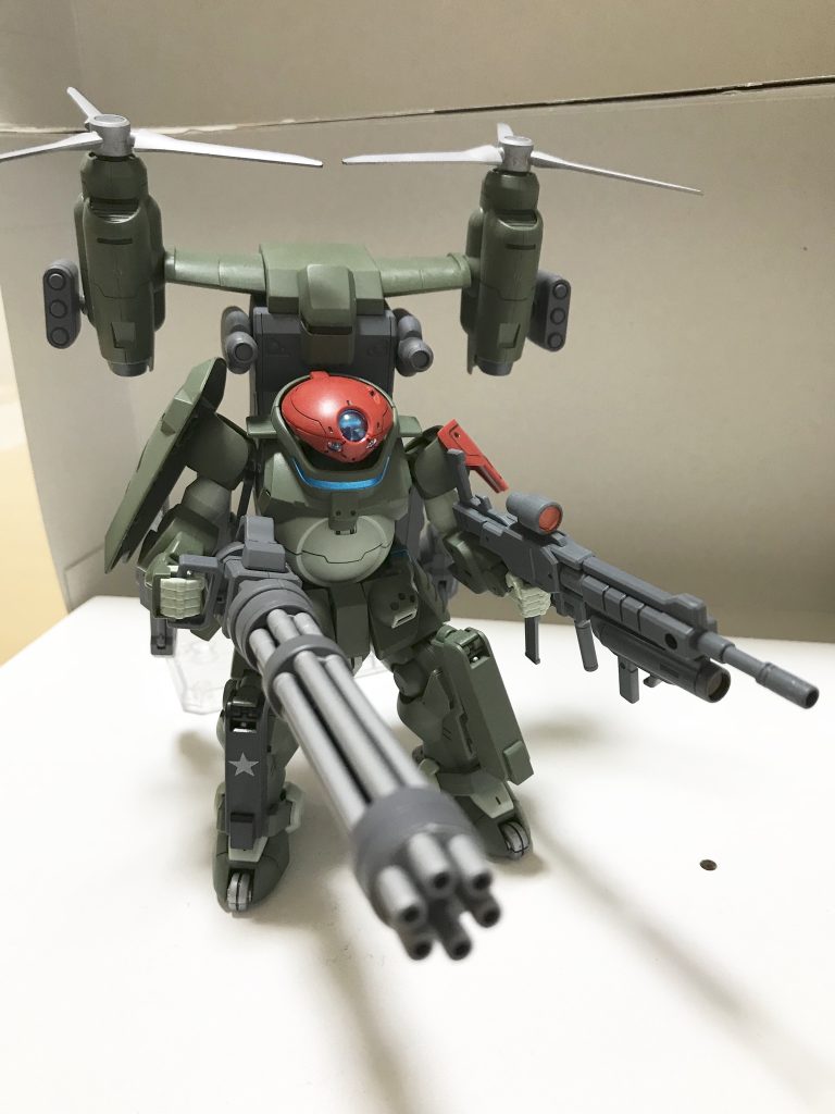 ガトリングを装備して一斉掃射