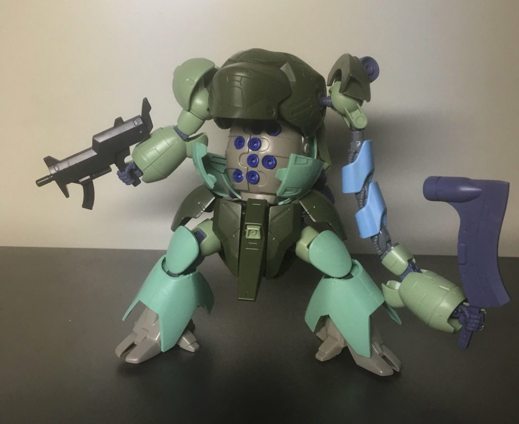 塗装前
マン・ロディ+カプールでのミキシングを思い付き何とかこの形に行き着きました、やりたい事は実現でしたのでとても満足している作品です(゚∀゚)