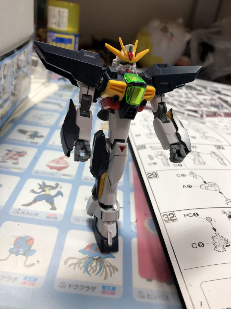 おまけの片足立ちガンダムDXですw
