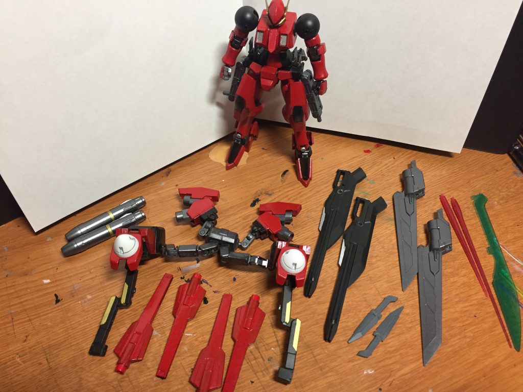 装備を外した状態及び武装類一覧