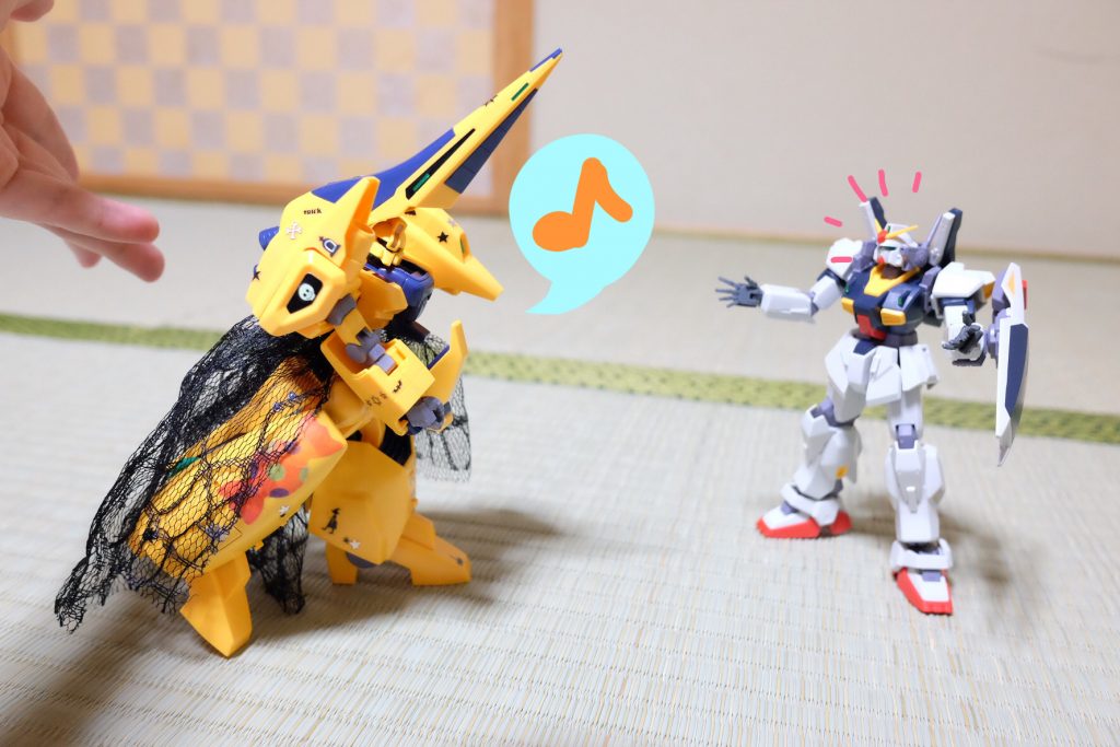 メタスを解放します。
ほら、笑顔に変わりましたね。
クッキングはMSを笑顔に変えます。