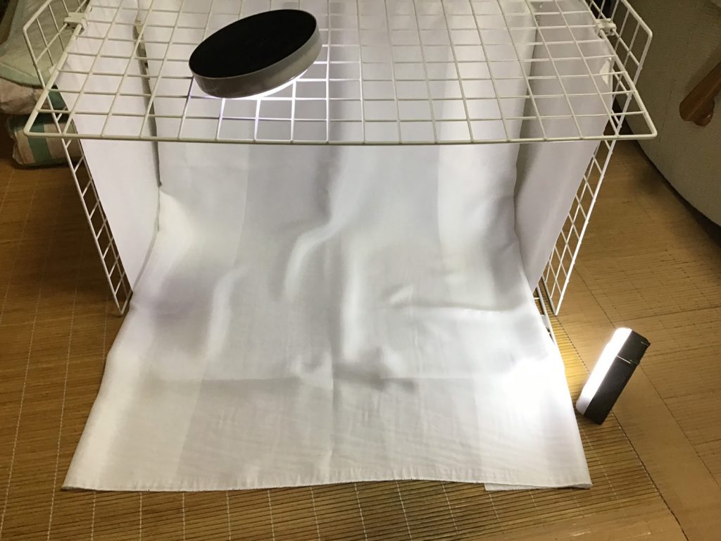 そして今回からGUNSTAさん復活祝いに撮影ブースを簡易ですが新たに一新してみました。