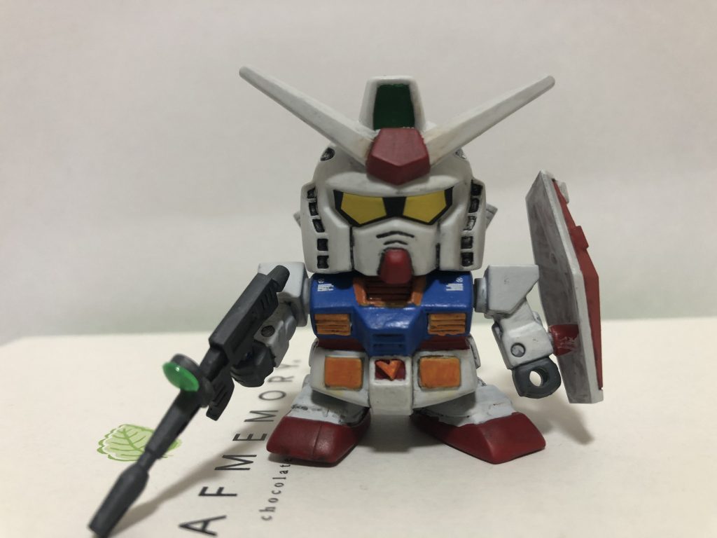 ガンダムは筆塗り全塗装です😃