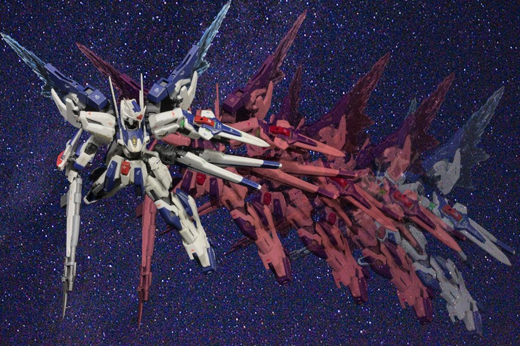 ## [QUICK-TRANS:クイックトランス]
本機に搭載された特殊なトランザム。

戦闘機動時、スラスターの噴射に合わせ0.1秒単位で、瞬間的にトランザムを発動させる機能で、急加速、緊急回避など急激な機動を可能としている。