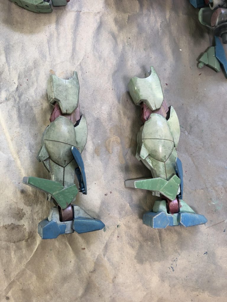 ウォッシング前と後の比較。左がウォッシング後です。マルチブラックはスミ入れも出来て便利ですね〜。ただ今回みたいな元々パステル寄りの塗装にはパステルイメージはちょい殺しかけるので色の選択はやはり重要だと思いましたね。