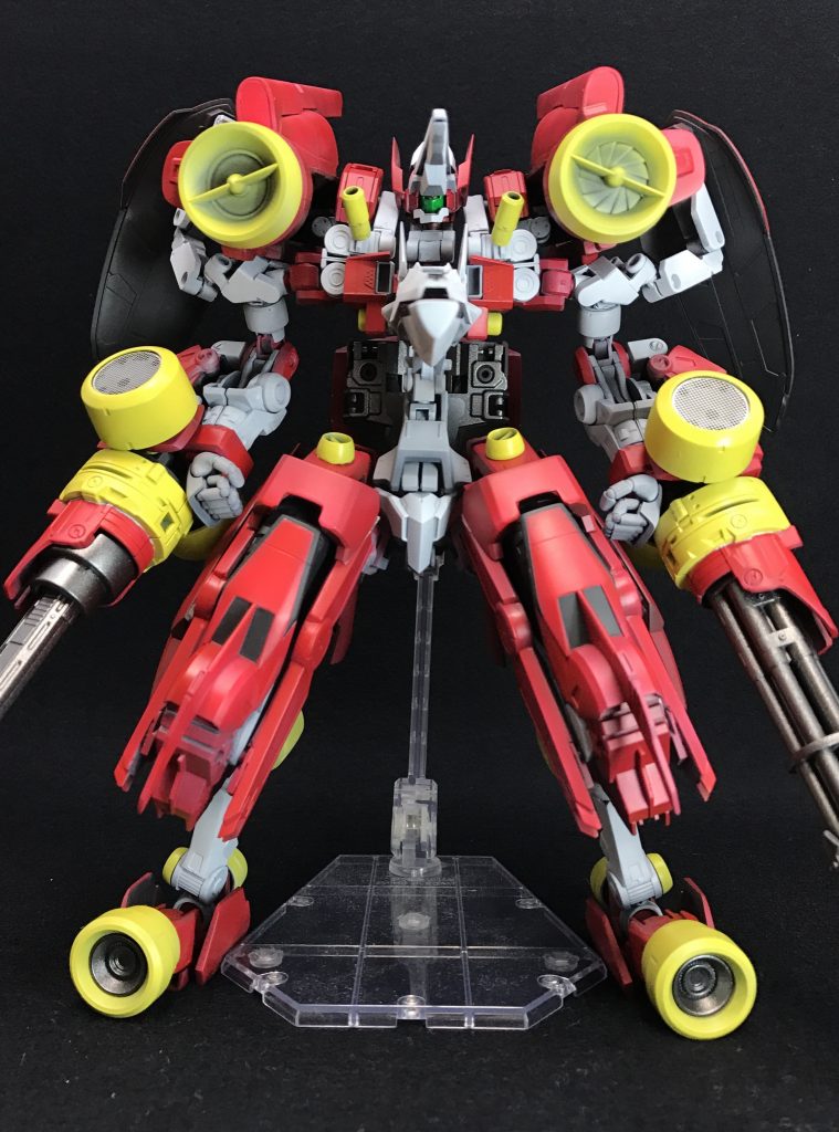 オマケで、デカールやウェザリング等の仕上げに入る前の綺麗なアークも。