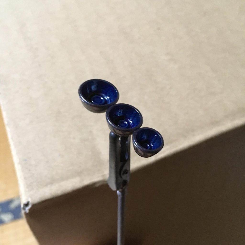 バーニアこんな感じです!光当たると綺麗なんですが全部下向きになっちゃうから...