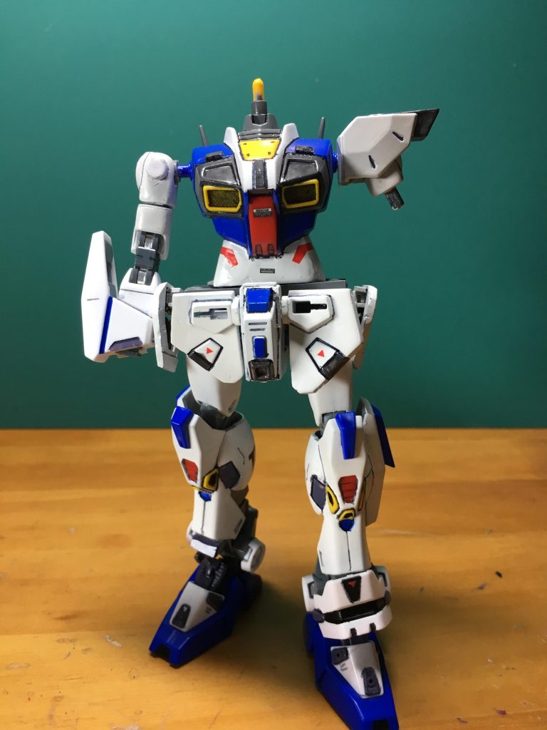 　ラストで帰還する時の中破状態。雰囲気が「アムロに似てる」って言われたデフくんですが、きっといい意味でしょう。ええきっと。

　この後大長編の工作解説コーナーへ参りますが、よろしいでしょうか？もしここまで読んで疲れたら一度休憩してくださいね？