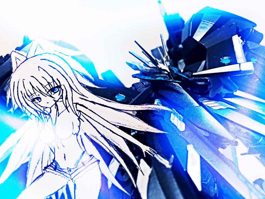 パイロットは銀髪蒼目の少女『ノルン･クロニクル』。
彼女以外、ガンダムアストレイタブーを動かすことも搭乗することも出来ない。