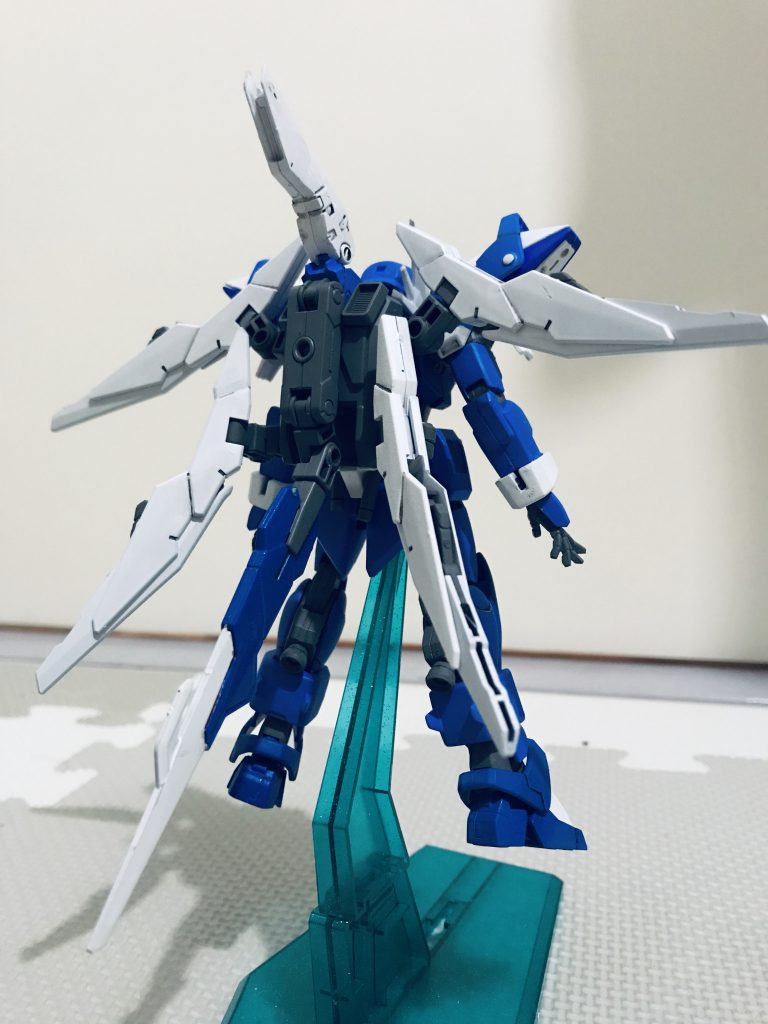 ウィングとスタビライザーの展開後
