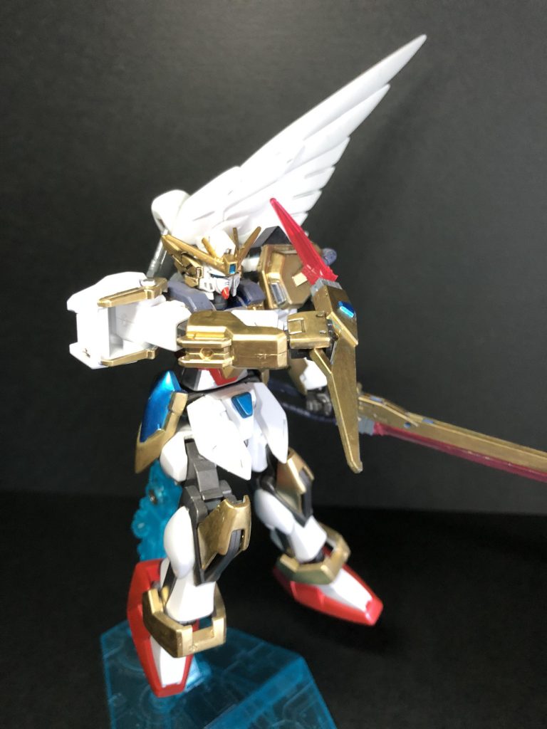 肩にはビームブーメランがサブ武器として付いてるがほぼ使わない笑
よっぽど遠距離攻撃しなければならない時かエペ・ミロワールが破壊された時ぐらいにしか使わないだろうなって!