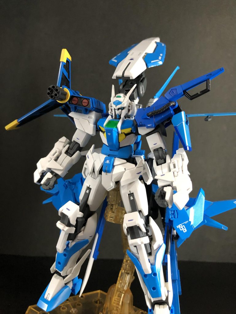 シールド追加状態。ゲイルストライクのようなシールドの付け方を意識しました。