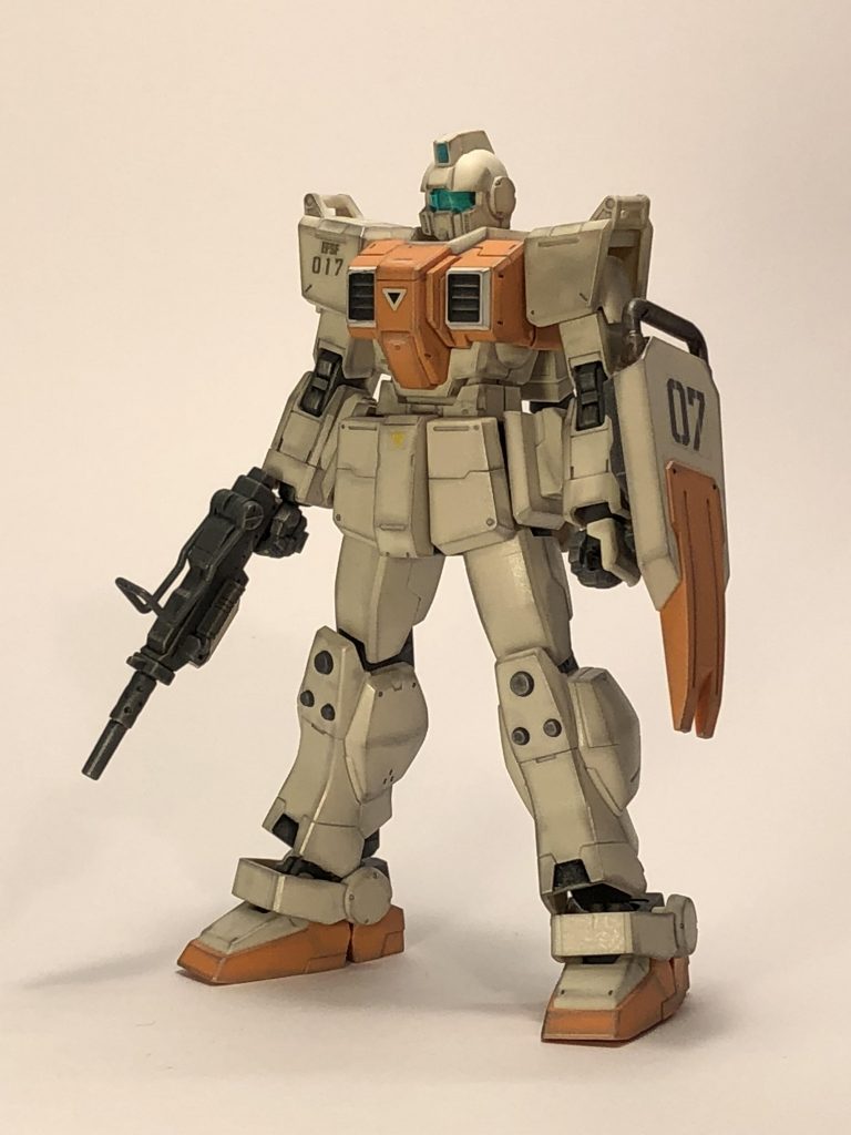 HG陸戦型ジム–2枚目/制作者：デコポン