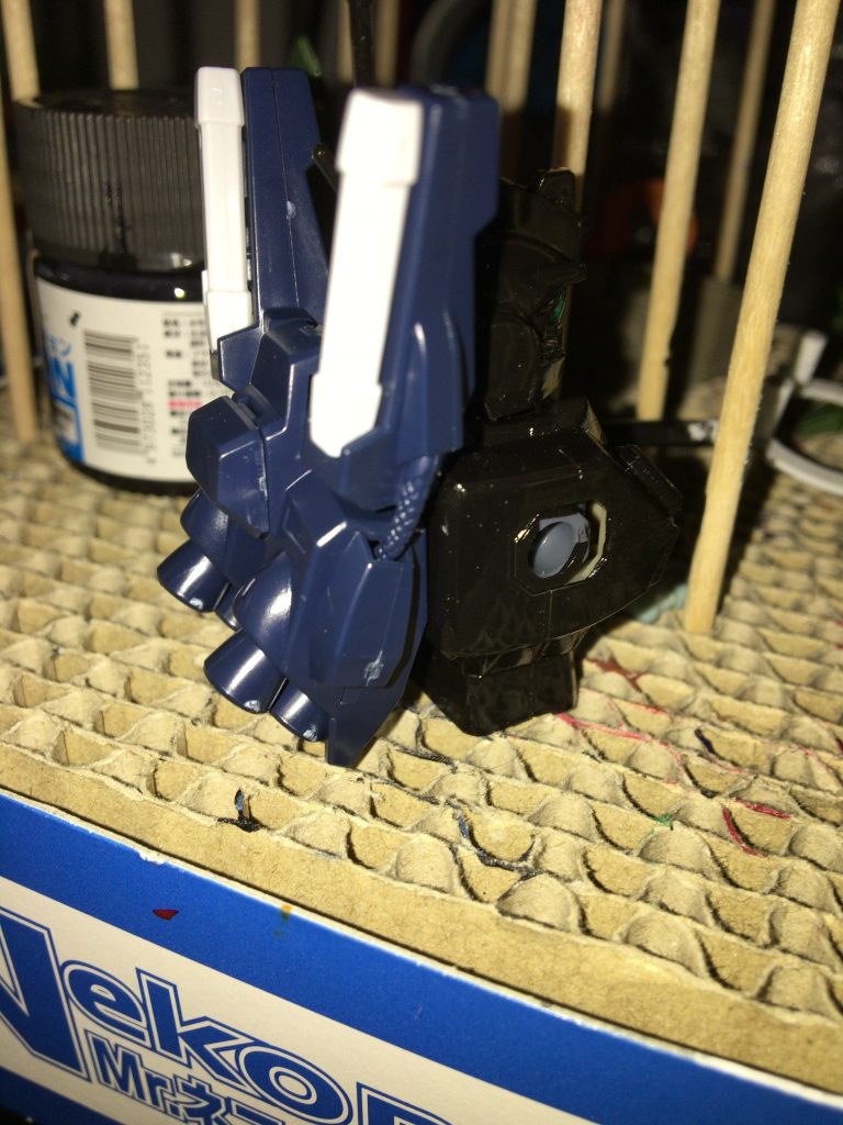 Mk-Ⅱのバックパックは無改造取り付け
同じ規格なので簡単に出来ました