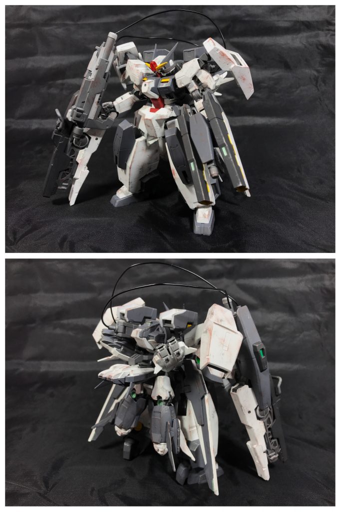 ## [GN-1001A Seravee Gundam・Amytis(セラヴィーガンダム・アミュティス)]
シャフリヤールのGBNでの愛機、セラヴィーガンダム・シェヘラザードのもう一つの姿。
こちらはセラヴィーガンダム3Gを参考に対多数戦に特化したカスタムが施されている。

アミュティスはシェヘラザードと同じ起源を持つとされる人物名から。