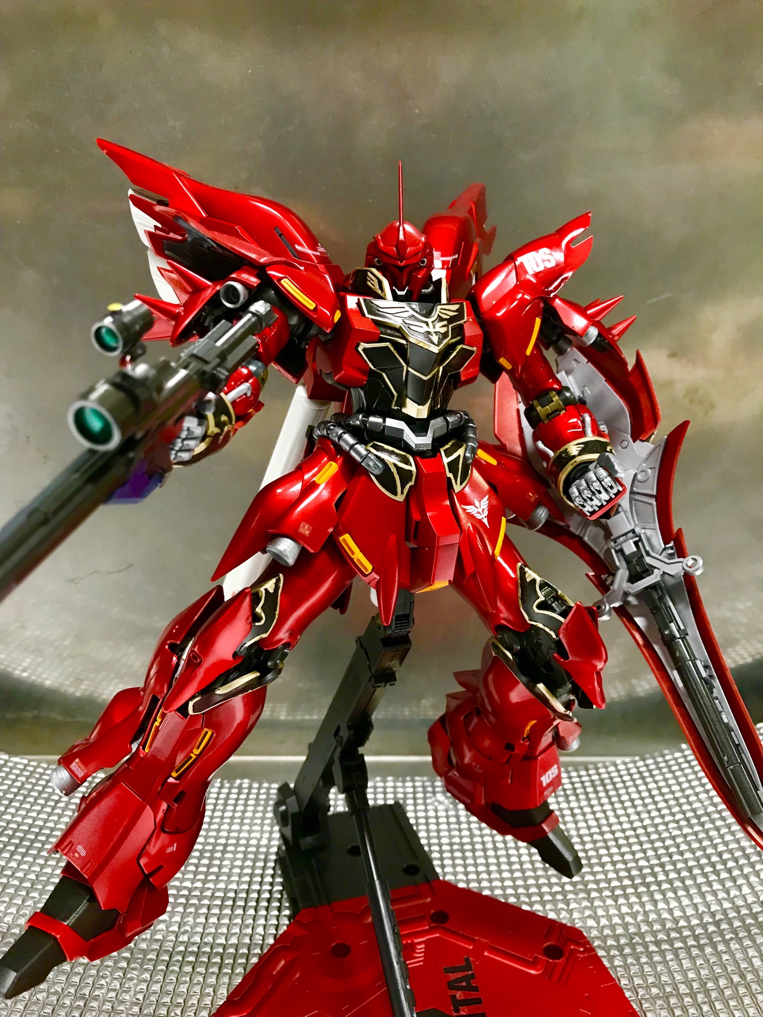 白い悪魔様専用 ガンプラ MG シナンジュ キャンディ塗装 - プラモデル