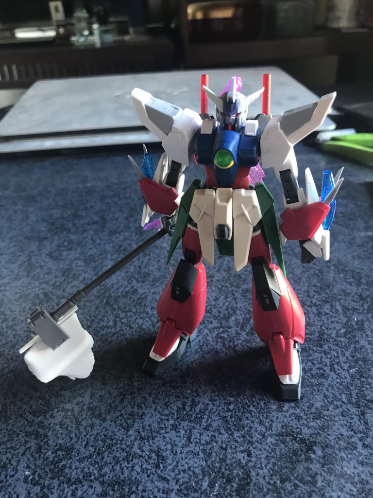 どこに何使ったかわかりやすいですね 笑
セイバーガンダムはまるまんま。