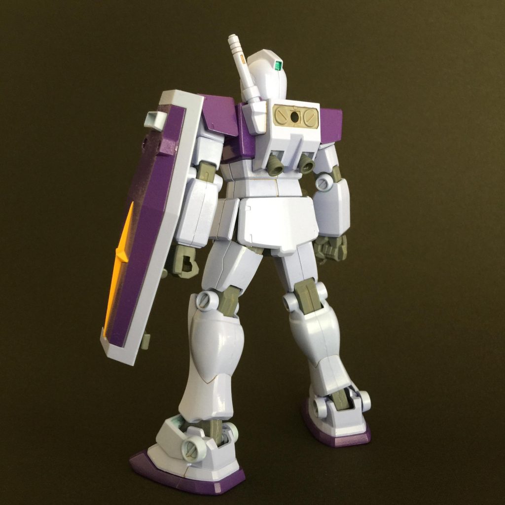 関節部等のグレーは筆塗りしてます。
ウェザリングカラーでスミ入れして
完成としました（╹◡╹）