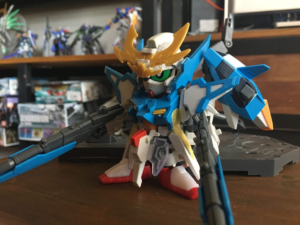 最初はジャスティスではなくウイングゼロのイメージで作ってました(^_^;)笑