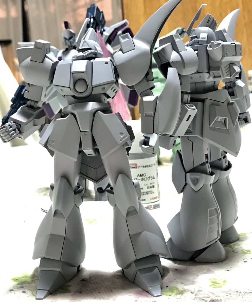 塗装前のサフ状態