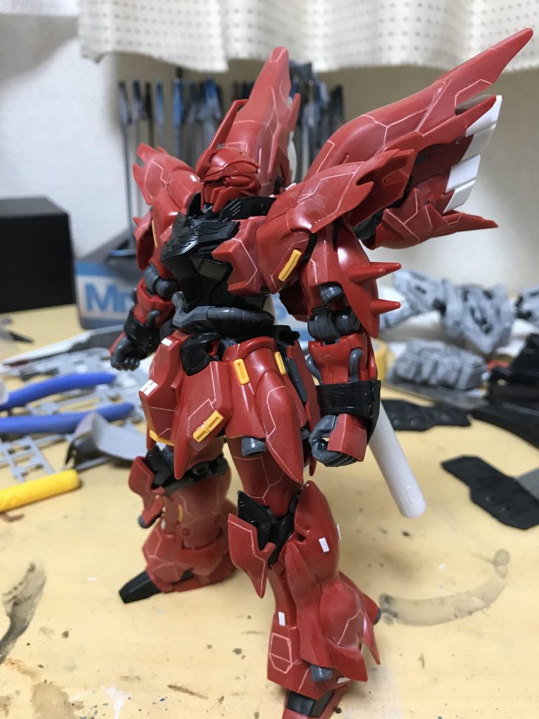 スジボリを頑張りました