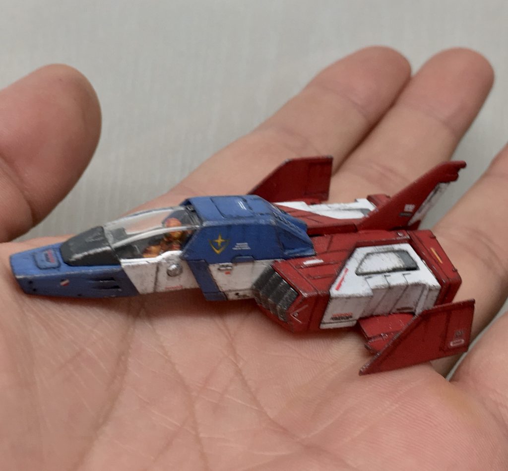 塗装はシタデル筆塗り、半光沢トップコート、焼鉄色とシルバーのドライブラシで汚しました。
シタデルはすごく発色が良く、
お気に入りです(だが、高価い！)