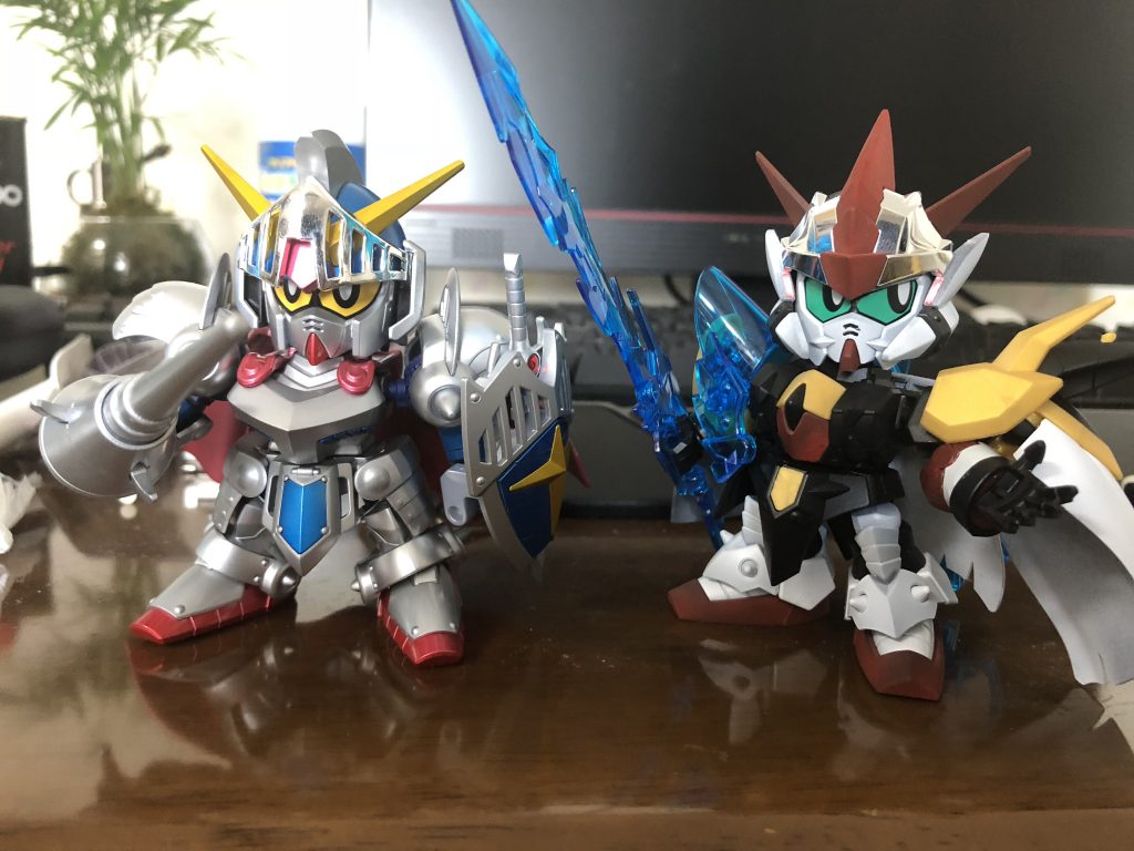 ゼロガンダムと2ショットです。こちらもお気に入りでツイッター画像にも設定してます。