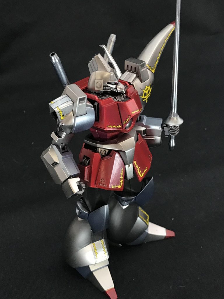 銀色は2種類で塗り分けてみました。