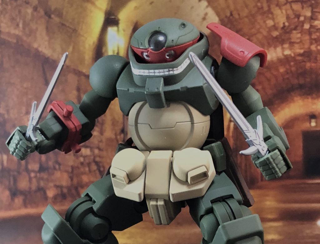 グリモア・ラファエロ。組み換えしていて最初にできたのがコレでした。武器はSDからちょいちょい。