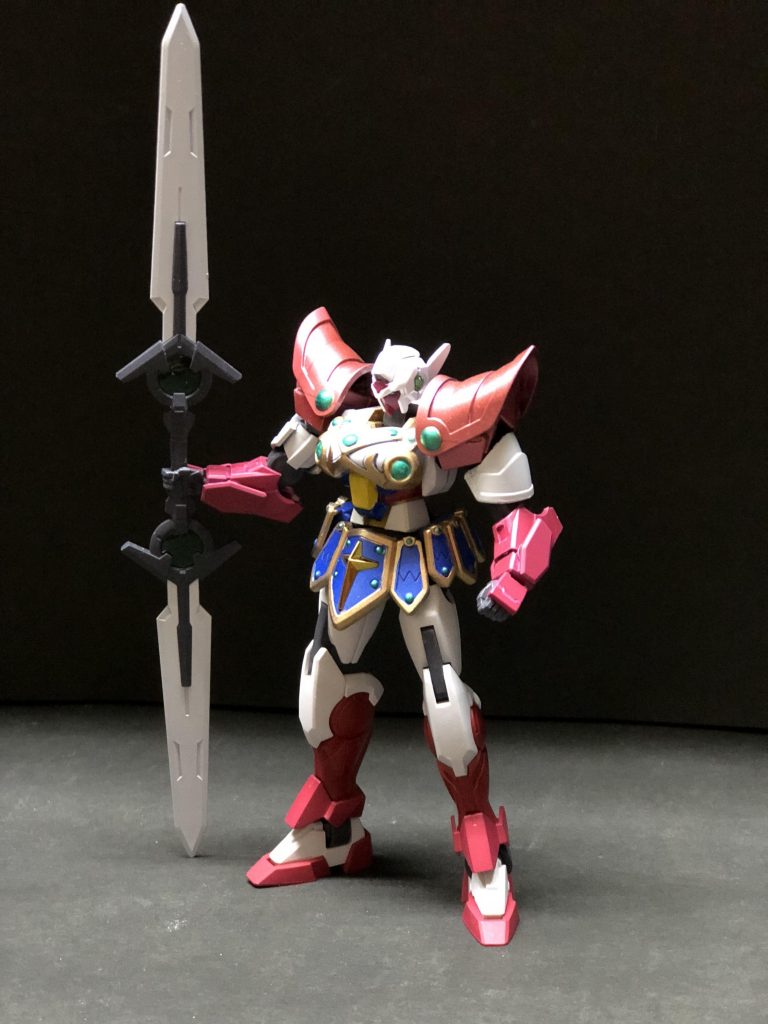 宇宙の騎士っぽいポーズ