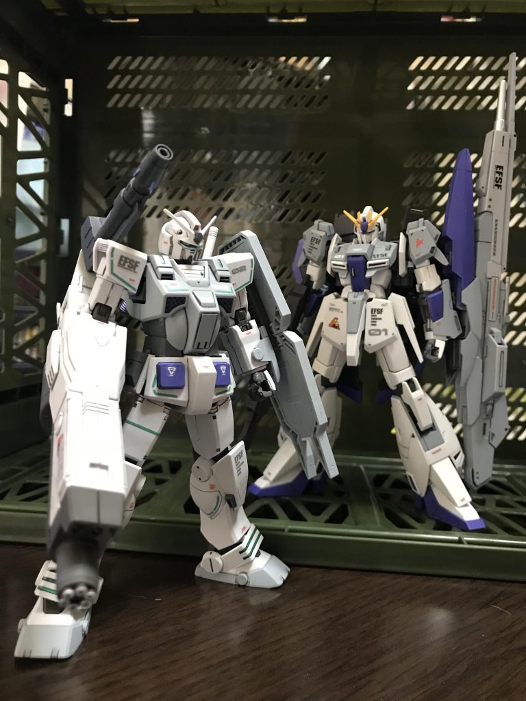 先日作ったゼータのアムロ機の随伴機という妄想。