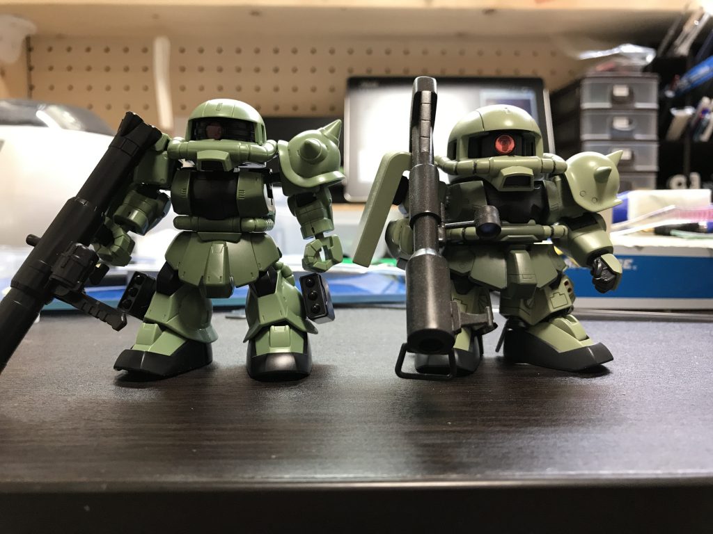 完成後クロスシルエットが発売に。これがあれば足も楽に作れたんじゃないだろうか…