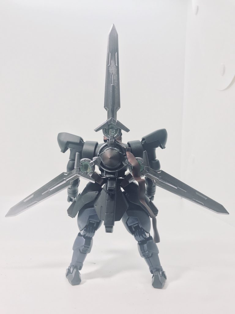 大型手裏剣換装時 後ろから