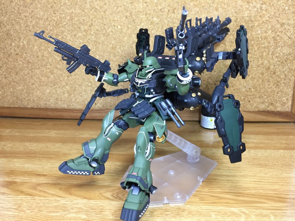 戦闘イメージ
シールドの塗り分けもしています