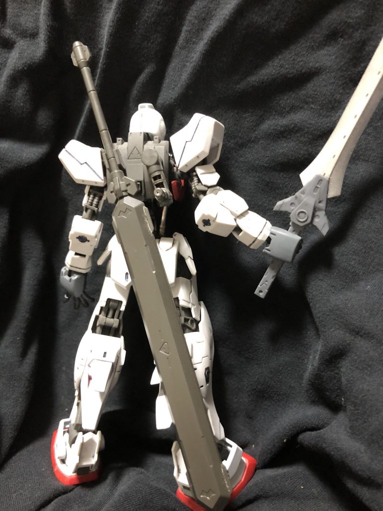 バックショット。武器はコトブキヤのロングソードと、ジャンクであったルプスの剣ですw