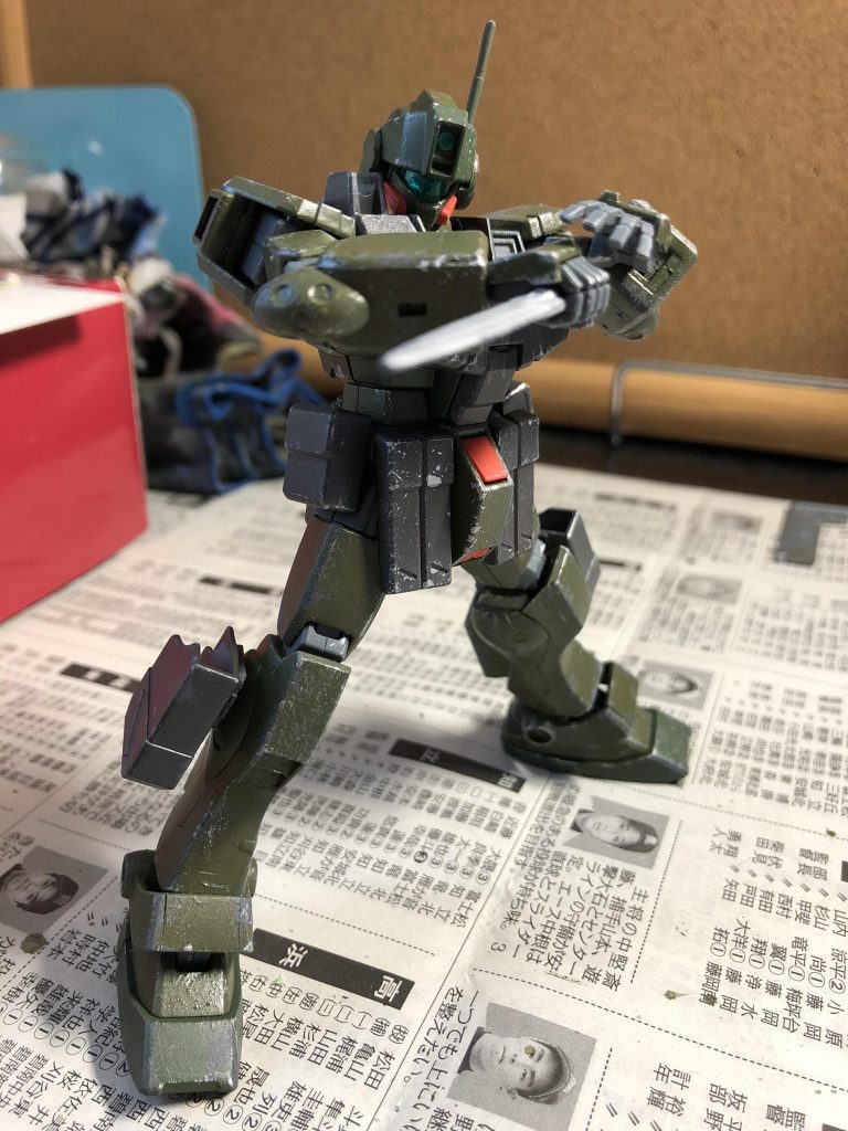 ジムスナイパーⅡ(グリーンカラー実験機)–5枚目/制作者：Sekkatiyukio